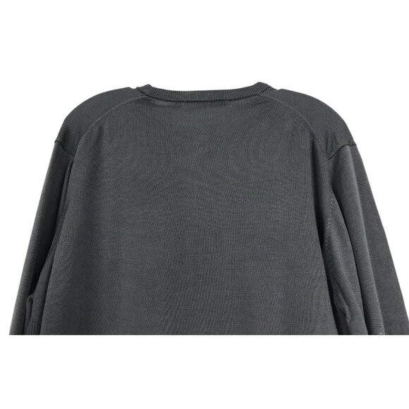 Icebreaker Sweater Mens Size XXL Gray Merino Wool Blend Crewneck Pullover Knit - Picture 4 of 7
